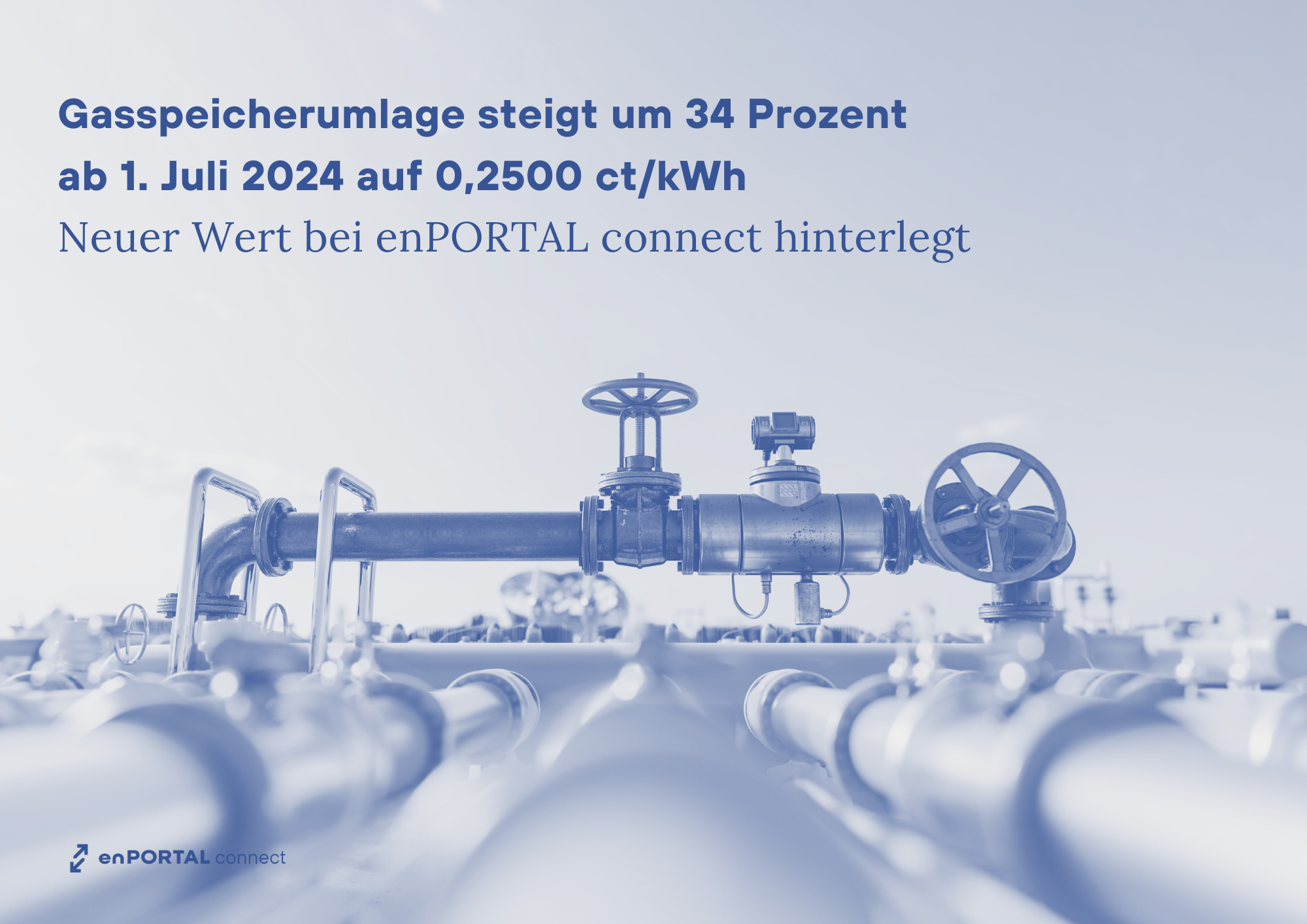 Gasspeicherumlage 2024 enPORTAL connect