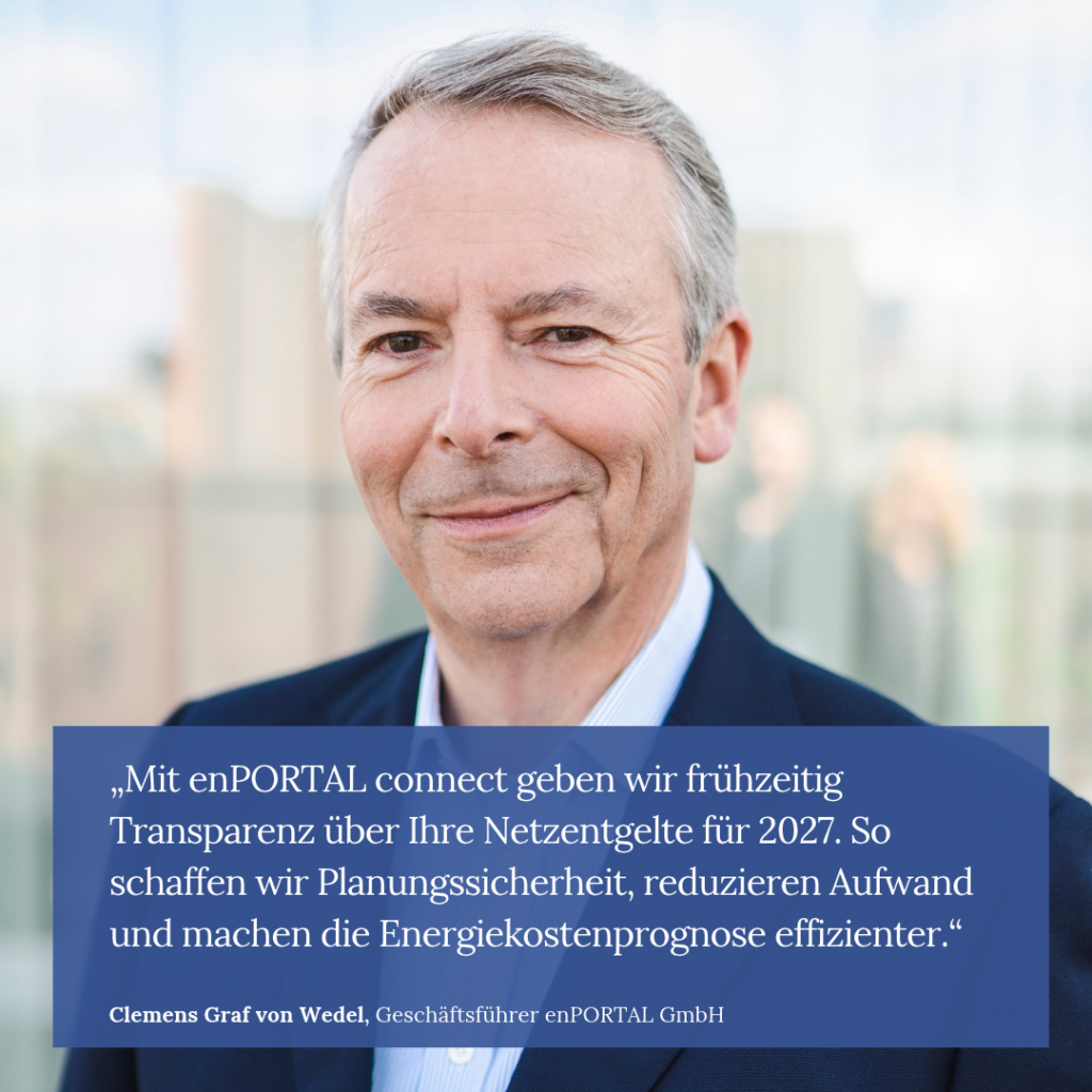 Zitat Graf von Wedel Netzentgelte 2027 Energieplattform